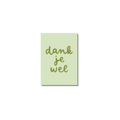 Minikaart | Dank je wel