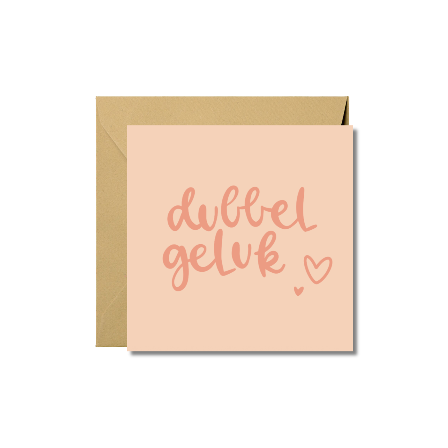Wenskaart | Dubbel geluk
