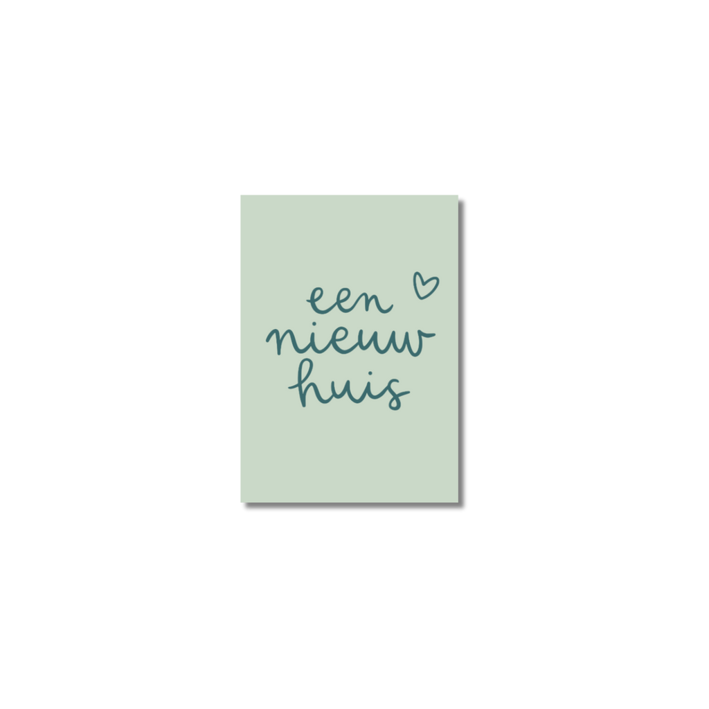 Minikaart | Een nieuw huis