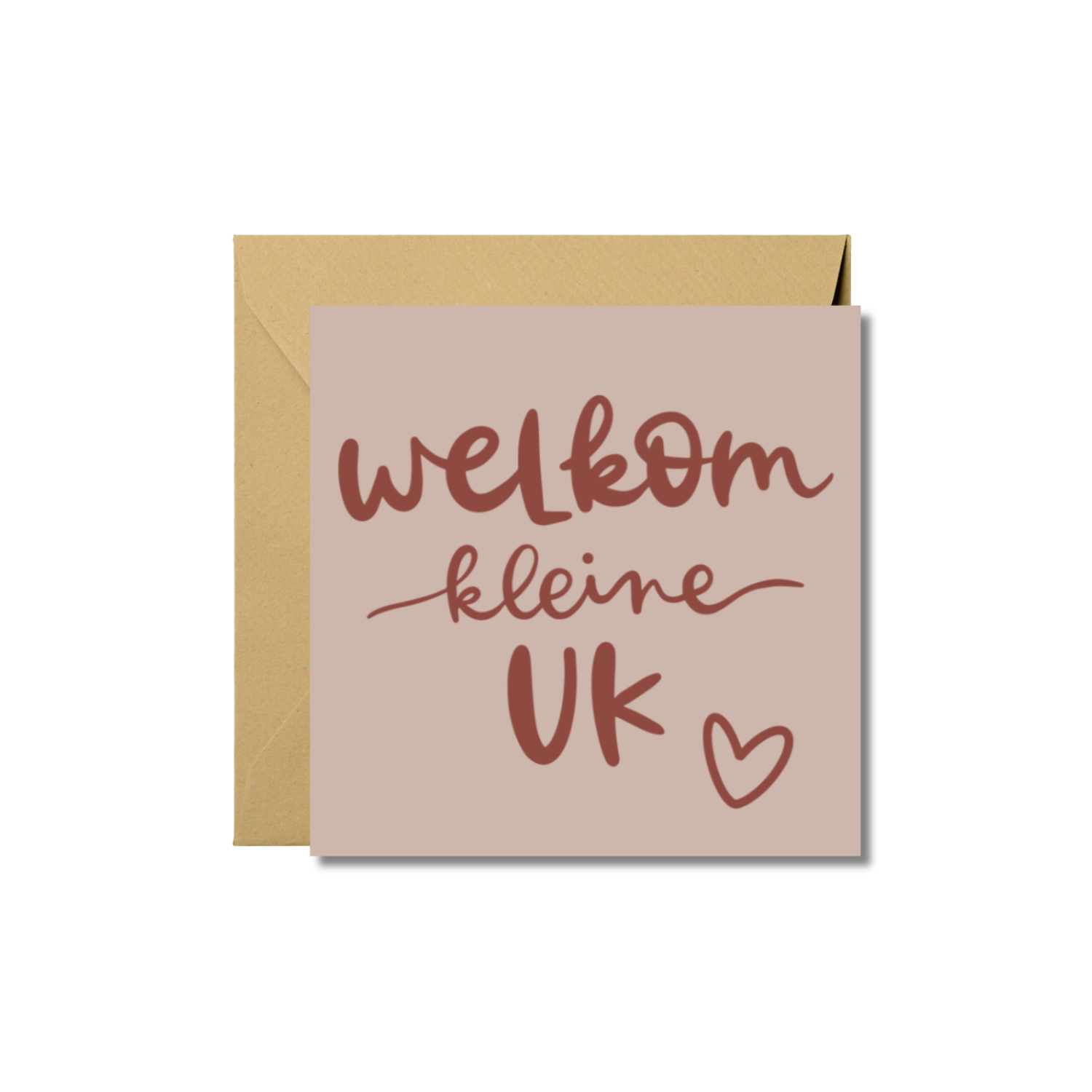 Wenskaart | Welkom kleine uk