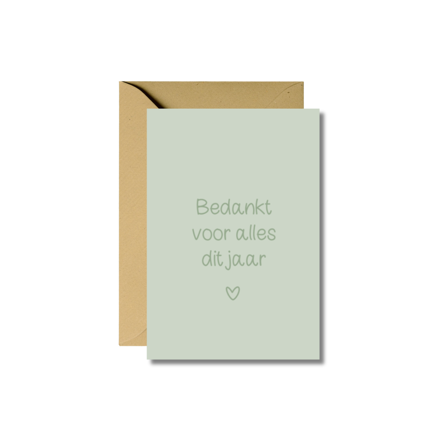 Wenskaart | Bedankt voor alles dit jaar