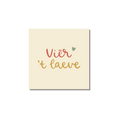 Ansichtkaart Vastelaovend Venrays dialect | Viēr 't laeve