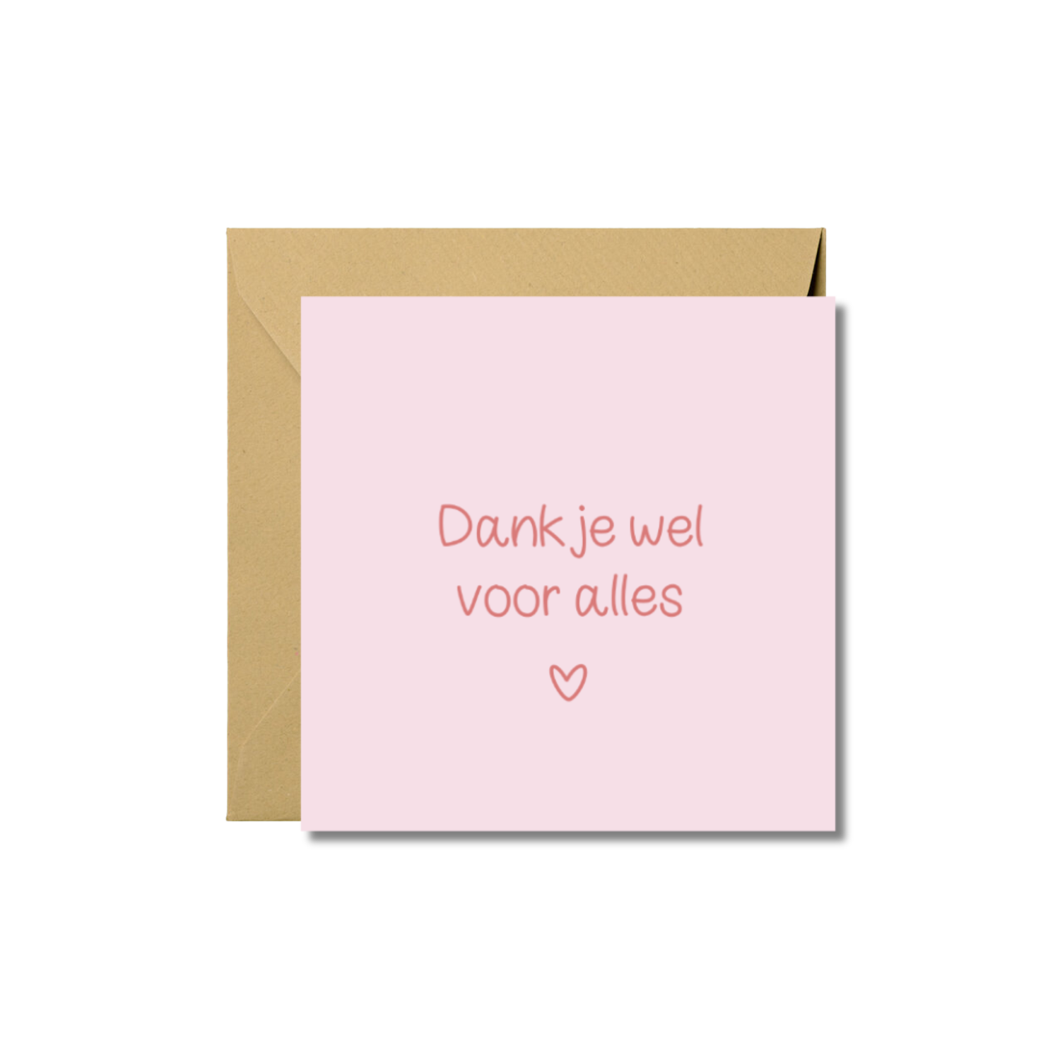 Wenskaart | Dank je wel voor alles