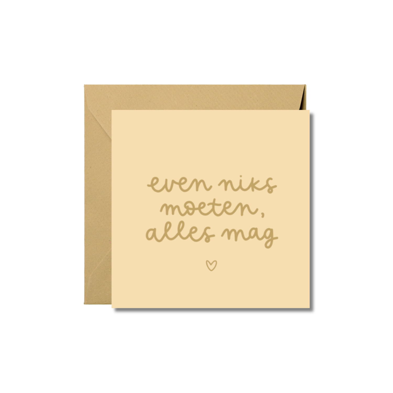 Wenskaart | Even niks moeten, alles mag