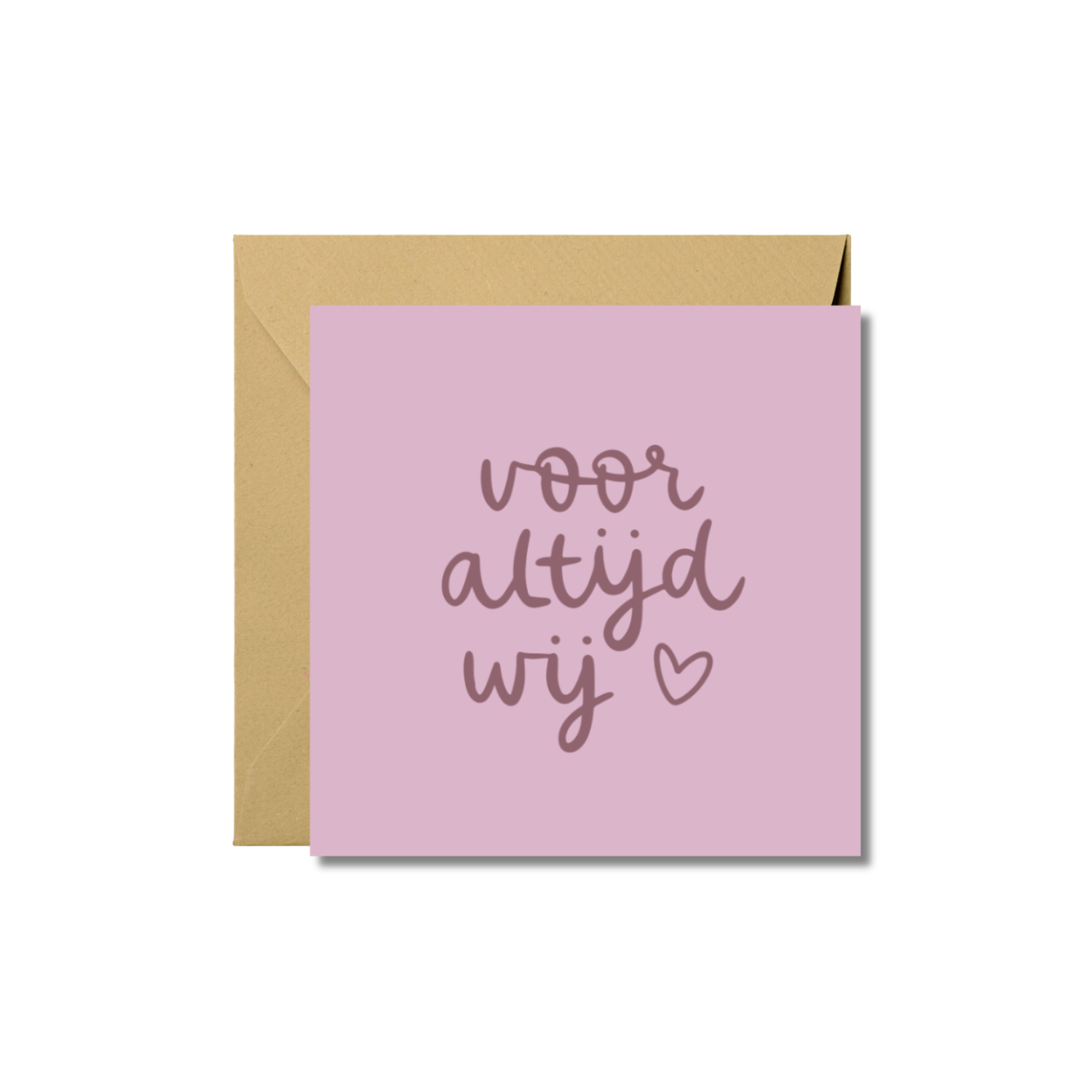 Wenskaart | Voor altijd wij