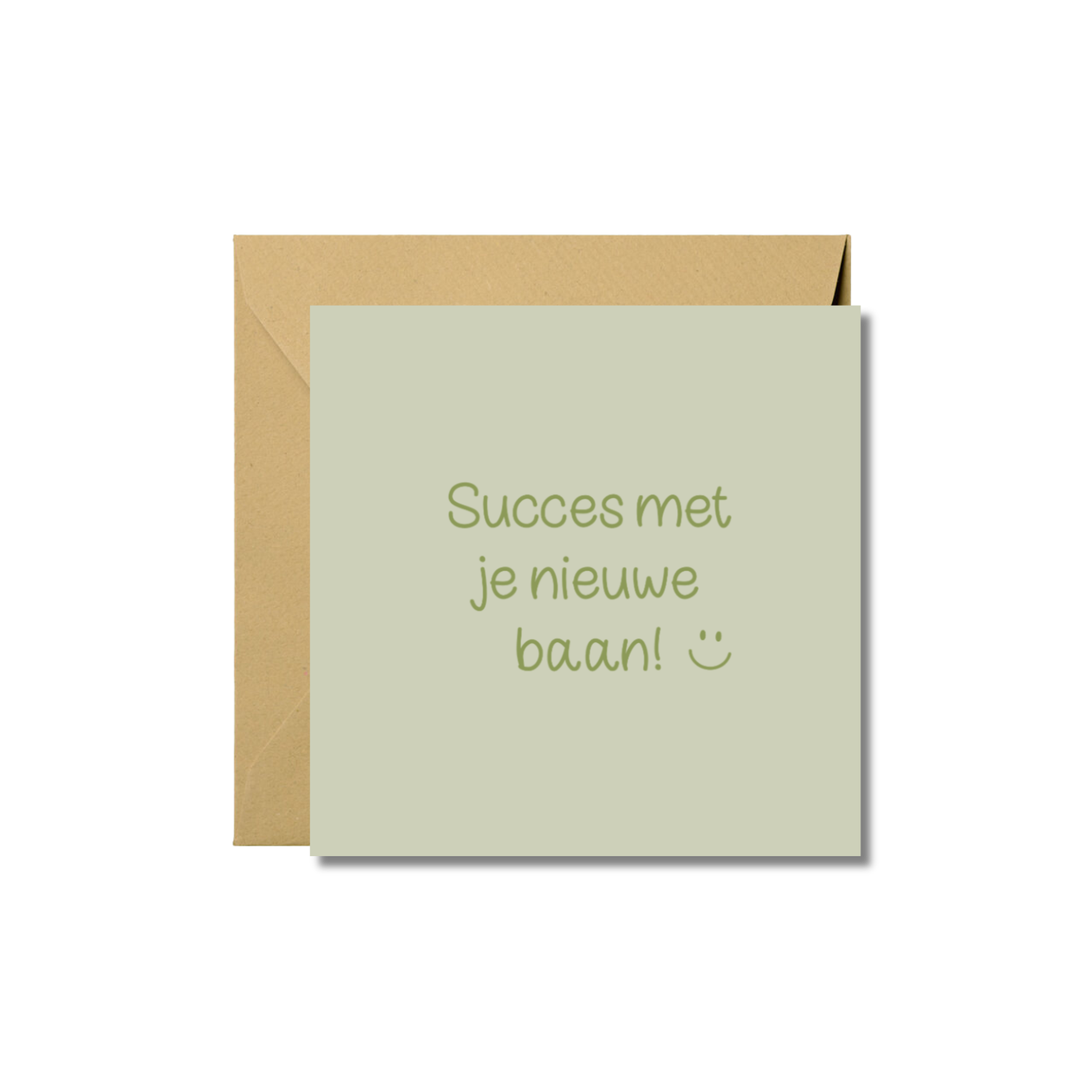 Wenskaart | Succes met je nieuwe baan