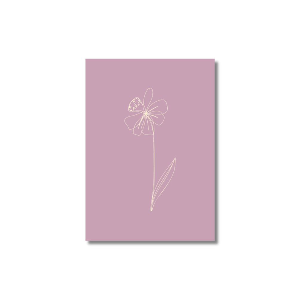 Ansichtkaart geboortebloem maart | Narcis