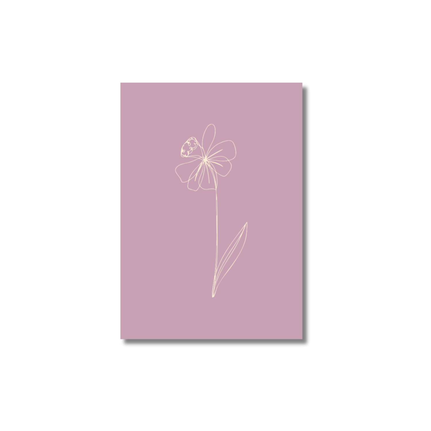 Ansichtkaart geboortebloem maart | Narcis