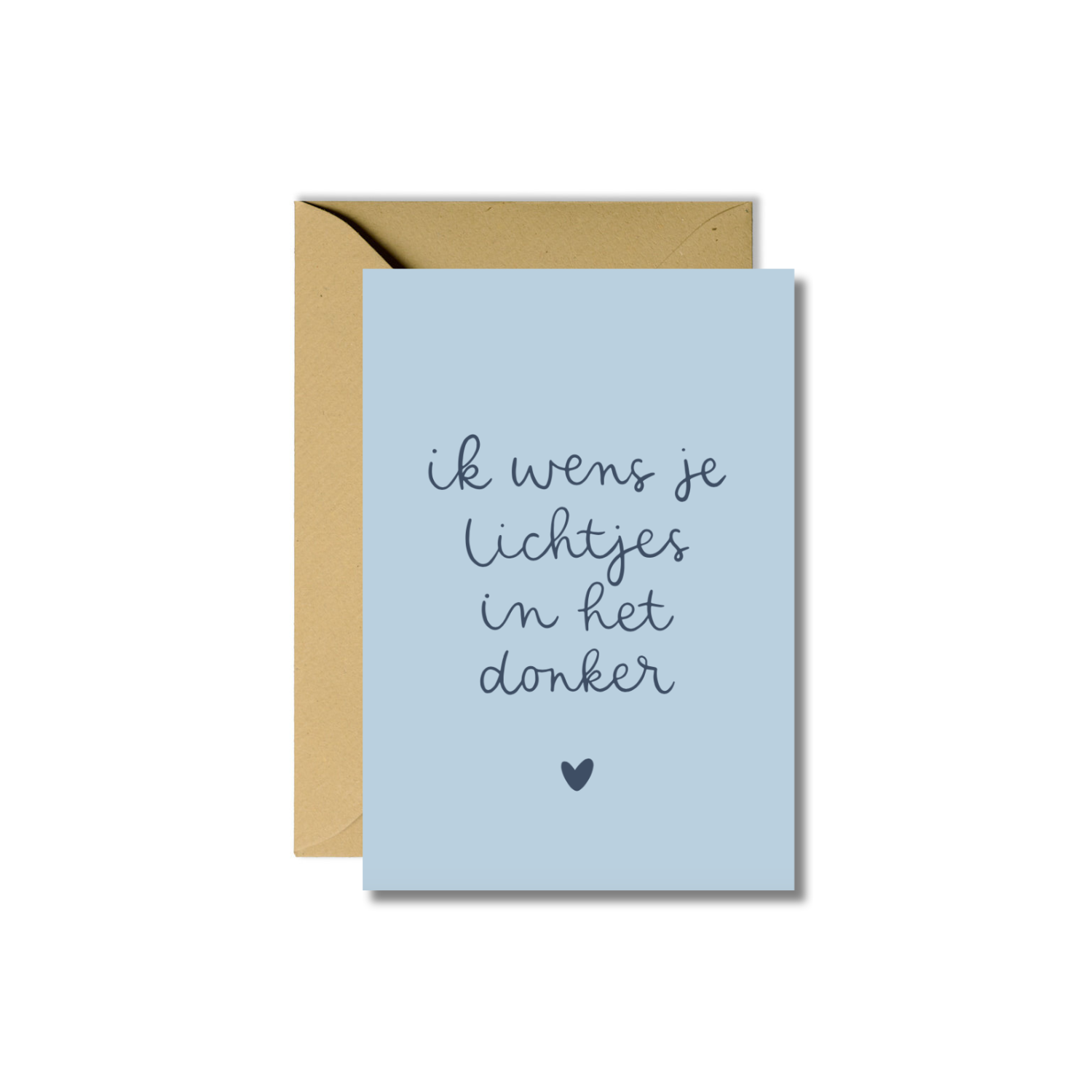 Wenskaart | Ik wens je lichtjes in het donker