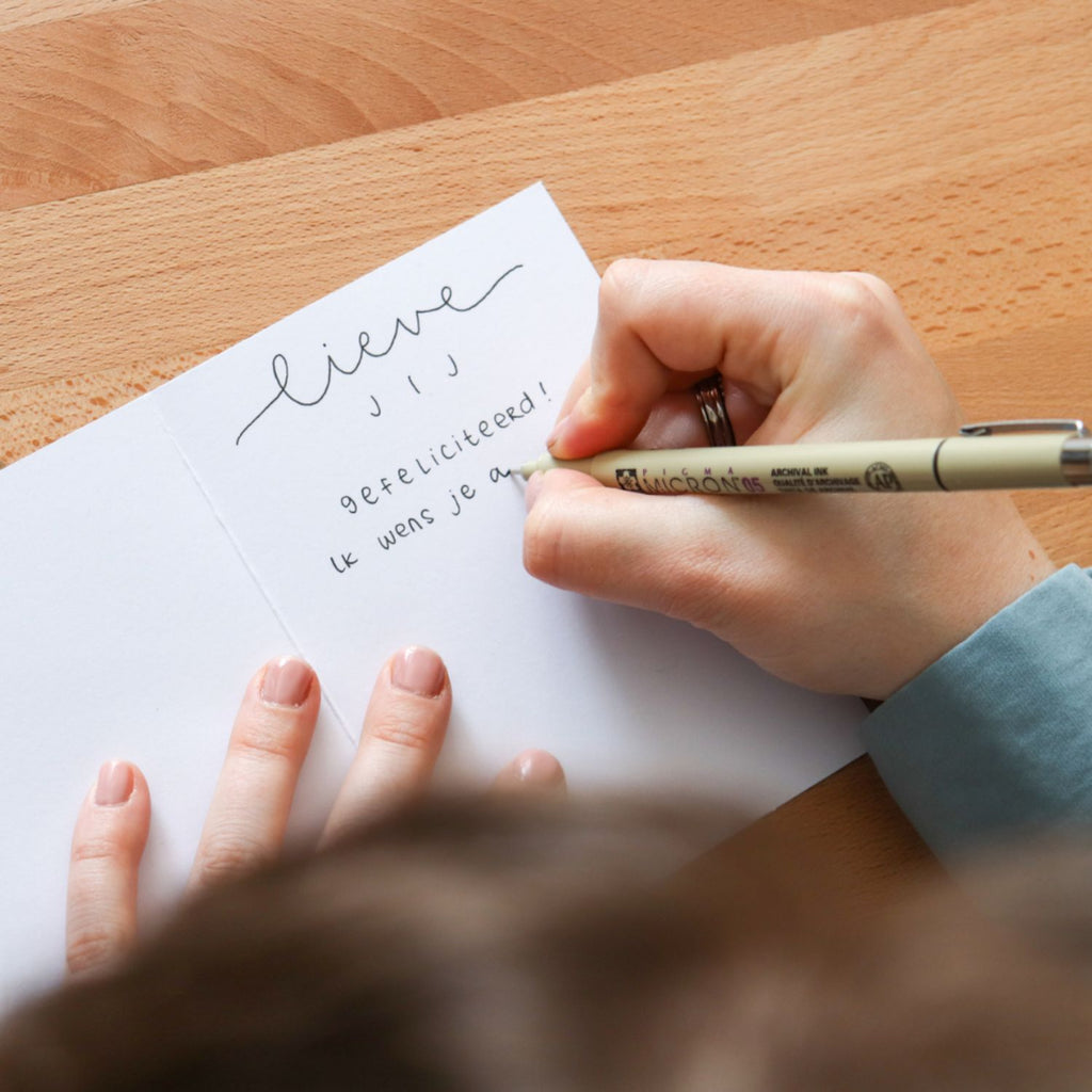 Kaart laten schrijven & versturen