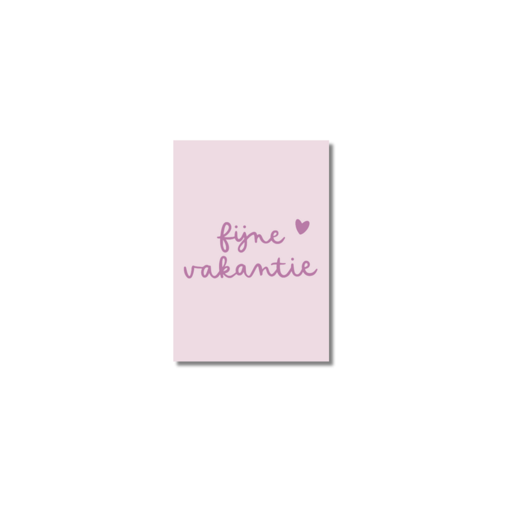 Minikaart | Fijne vakantie