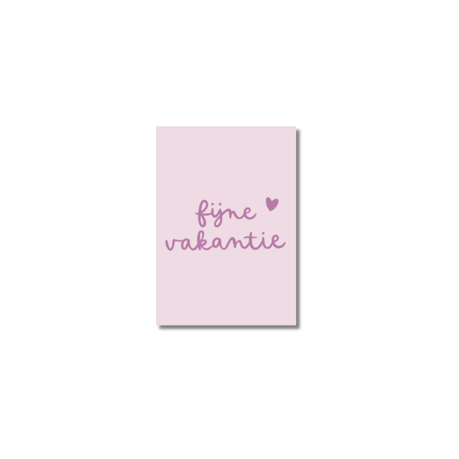 Minikaart | Fijne vakantie
