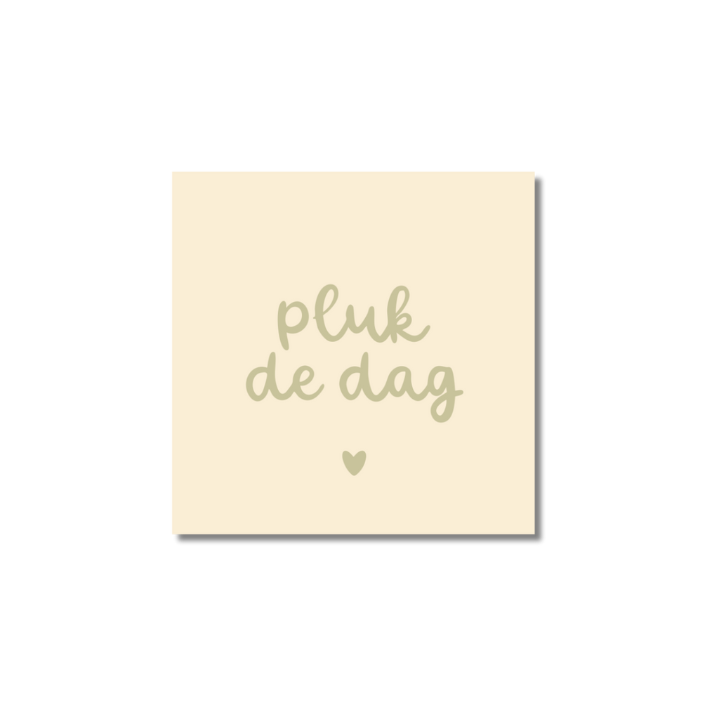 Ansichtkaart | Pluk de dag