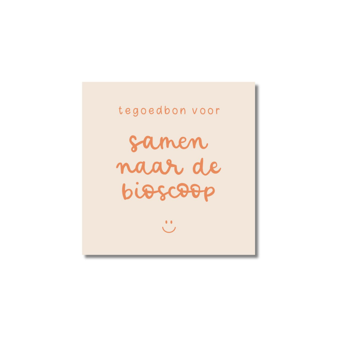 Tegoedbon | Naar de bioscoop