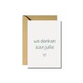 Wenskaart | We denken aan jullie