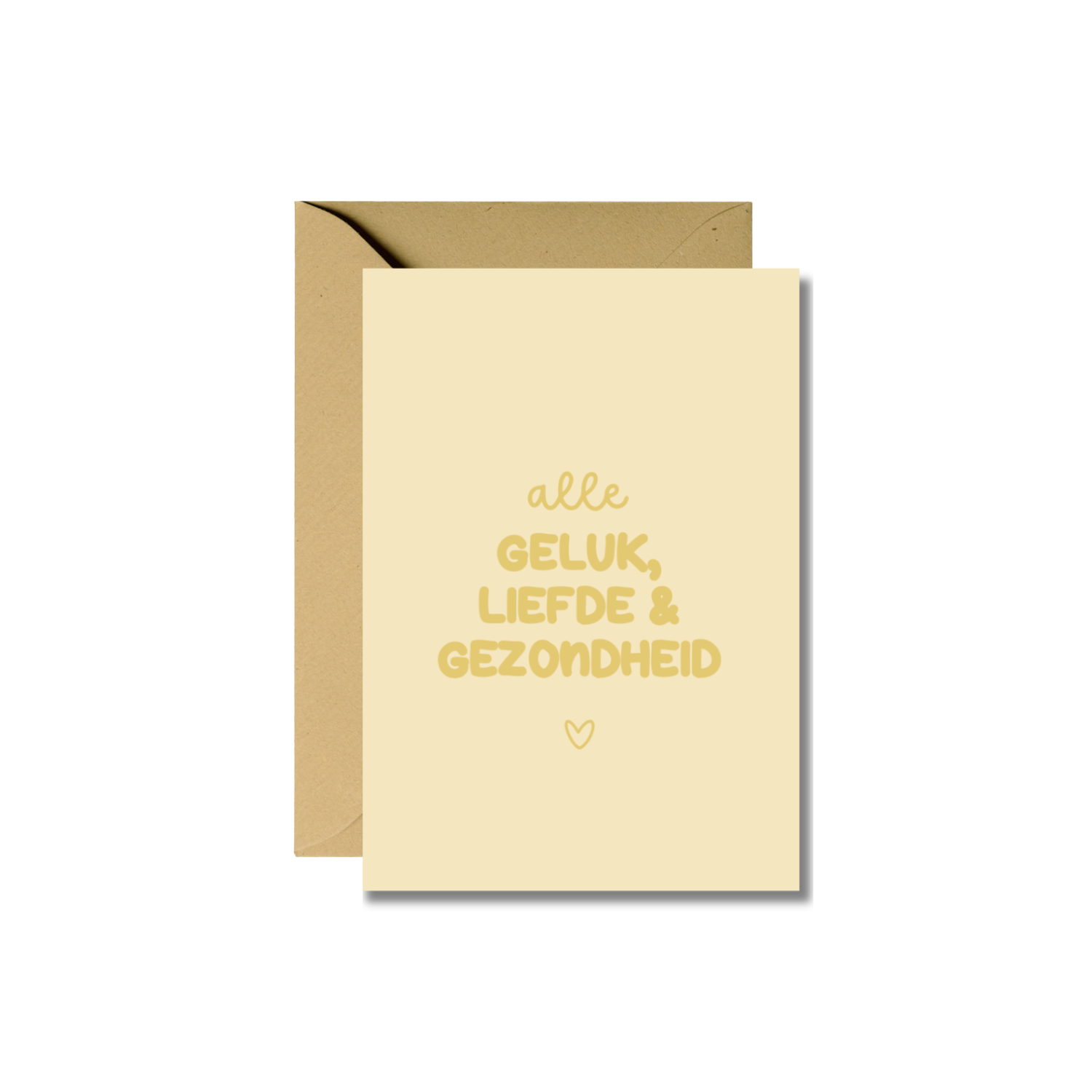 Wenskaart | Alle geluk, liefde & gezondheid