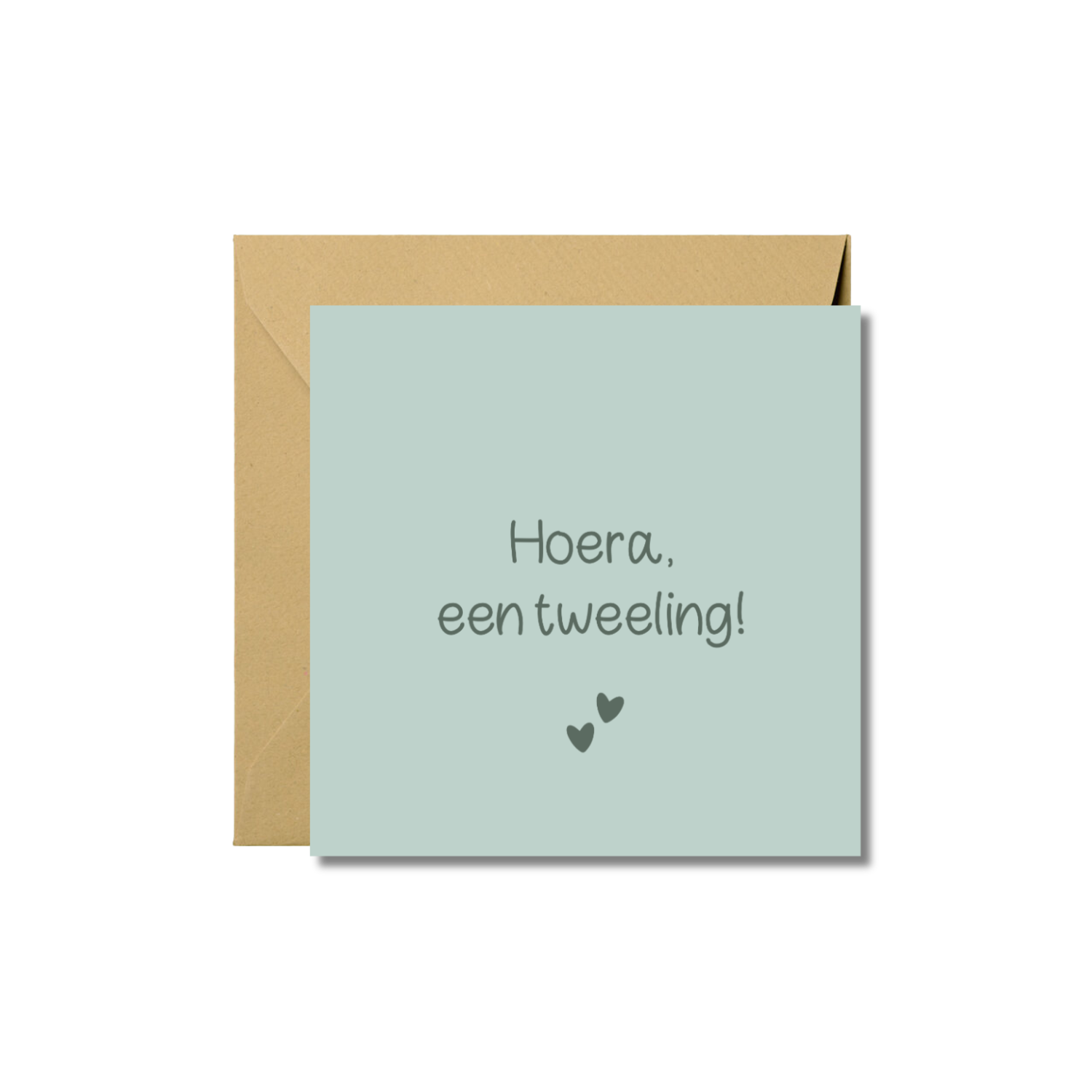 Wenskaart | Hoera, een tweeling