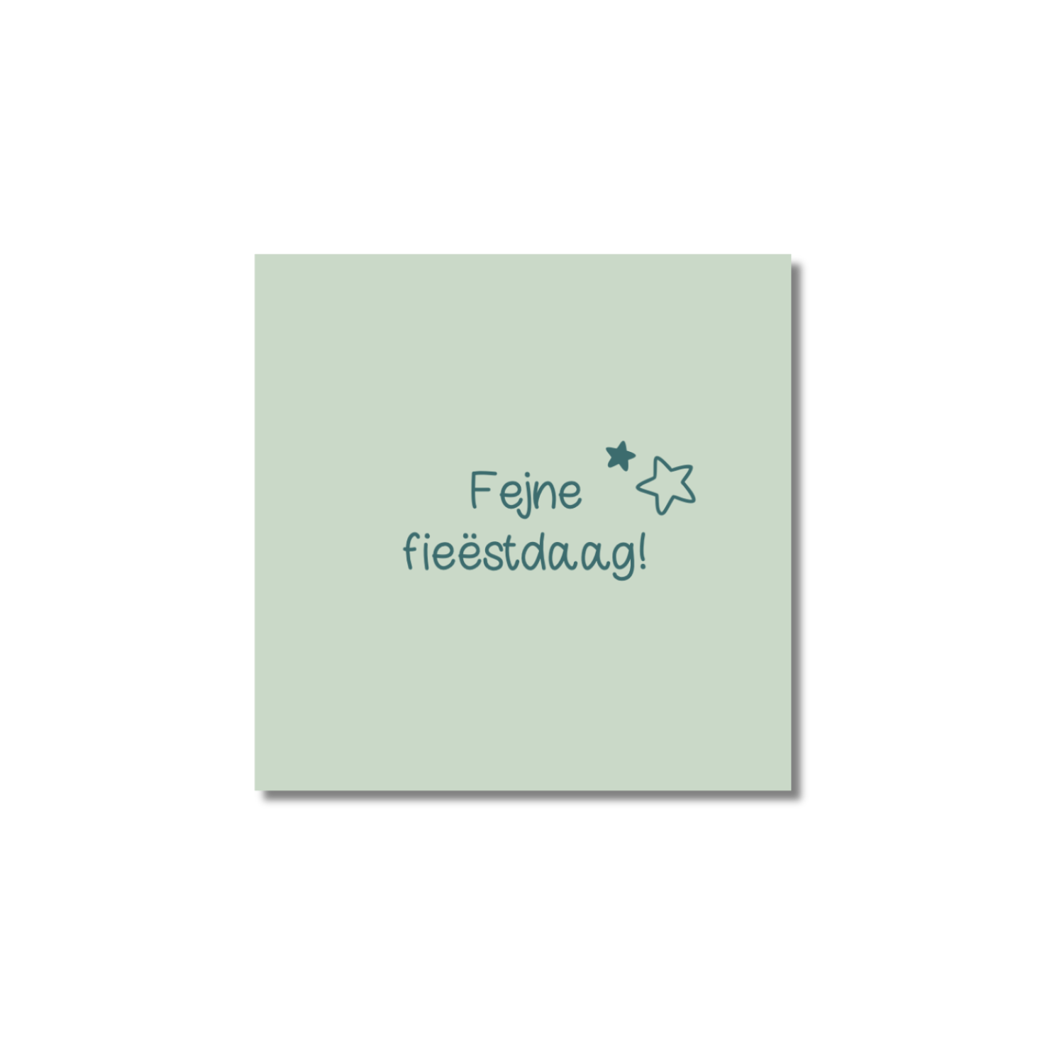 Ansichtkaart Venrays dialect | Fejne fieëstdaag!
