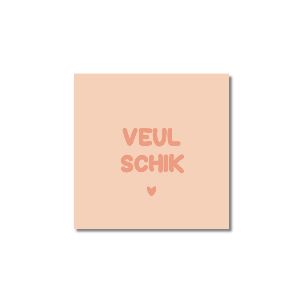 Ansichtkaart Venrays dialect | Veul schik