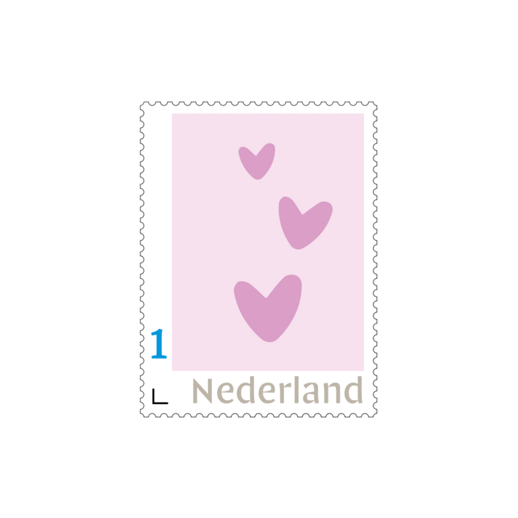 Postzegels | 3 hartjes (10 stuks)