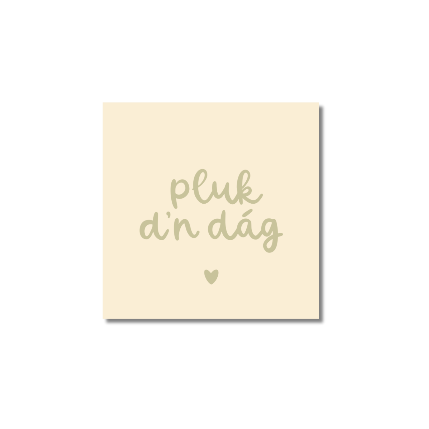 Ansichtkaart Venrays dialect | Pluk d'n dág