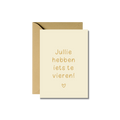 Wenskaart | Jullie hebben iets te vieren