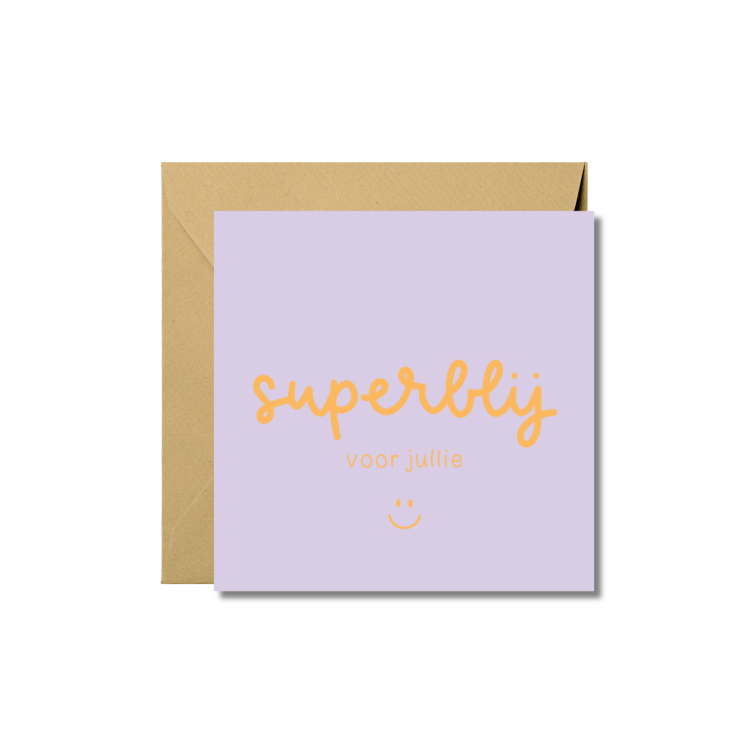 Wenskaart | Superblij voor jullie
