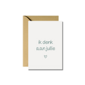 Wenskaart | Ik denk aan jullie