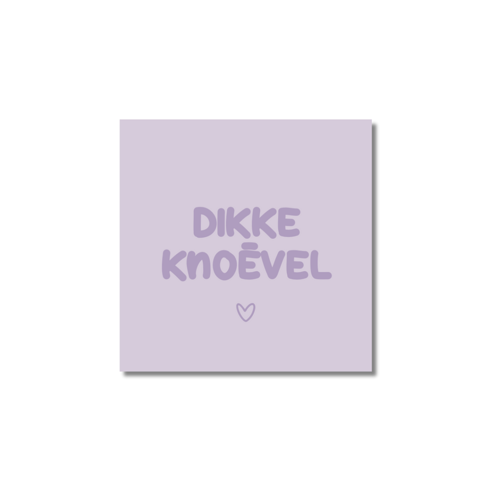 Ansichtkaart Venrays dialect | Dikke knoēvel
