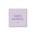 Ansichtkaart Venrays dialect | Dikke knoēvel