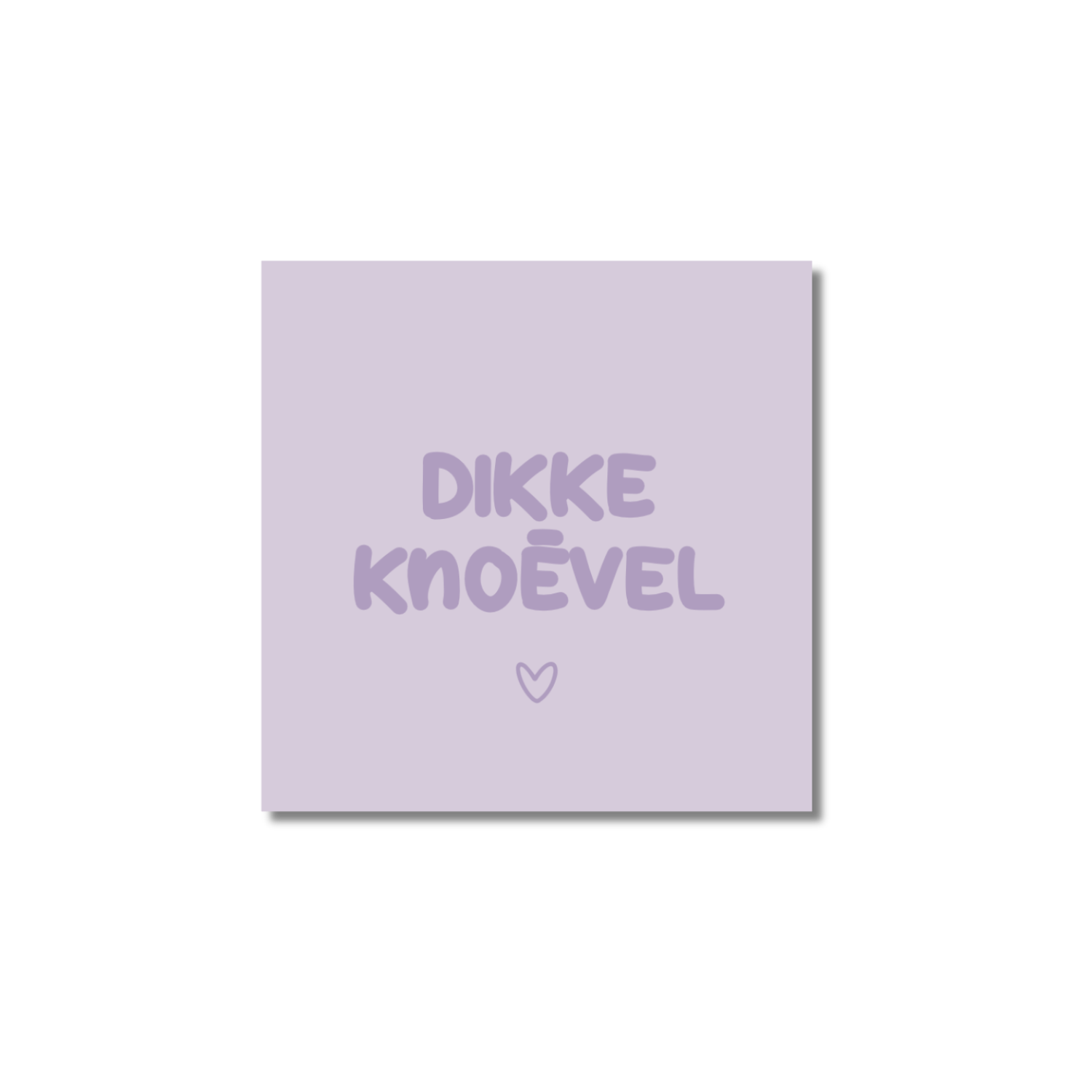 Ansichtkaart Venrays dialect | Dikke knoēvel
