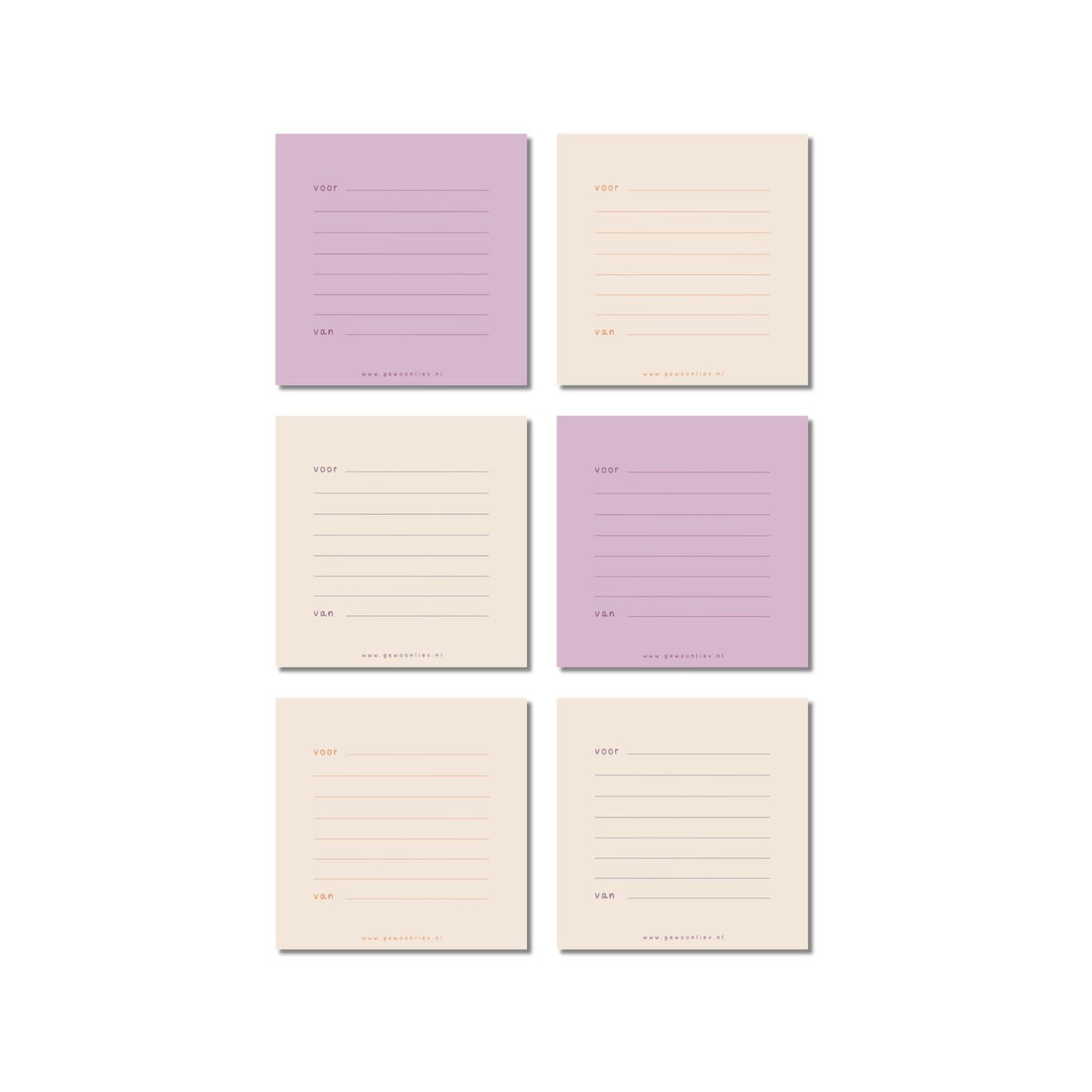 Tegoedbonnen set | Geef een moment cadeau