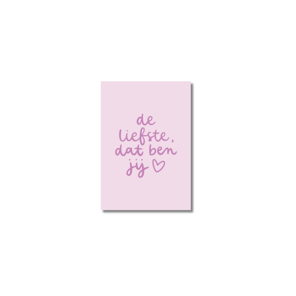 Minikaart | De liefste dat ben jij
