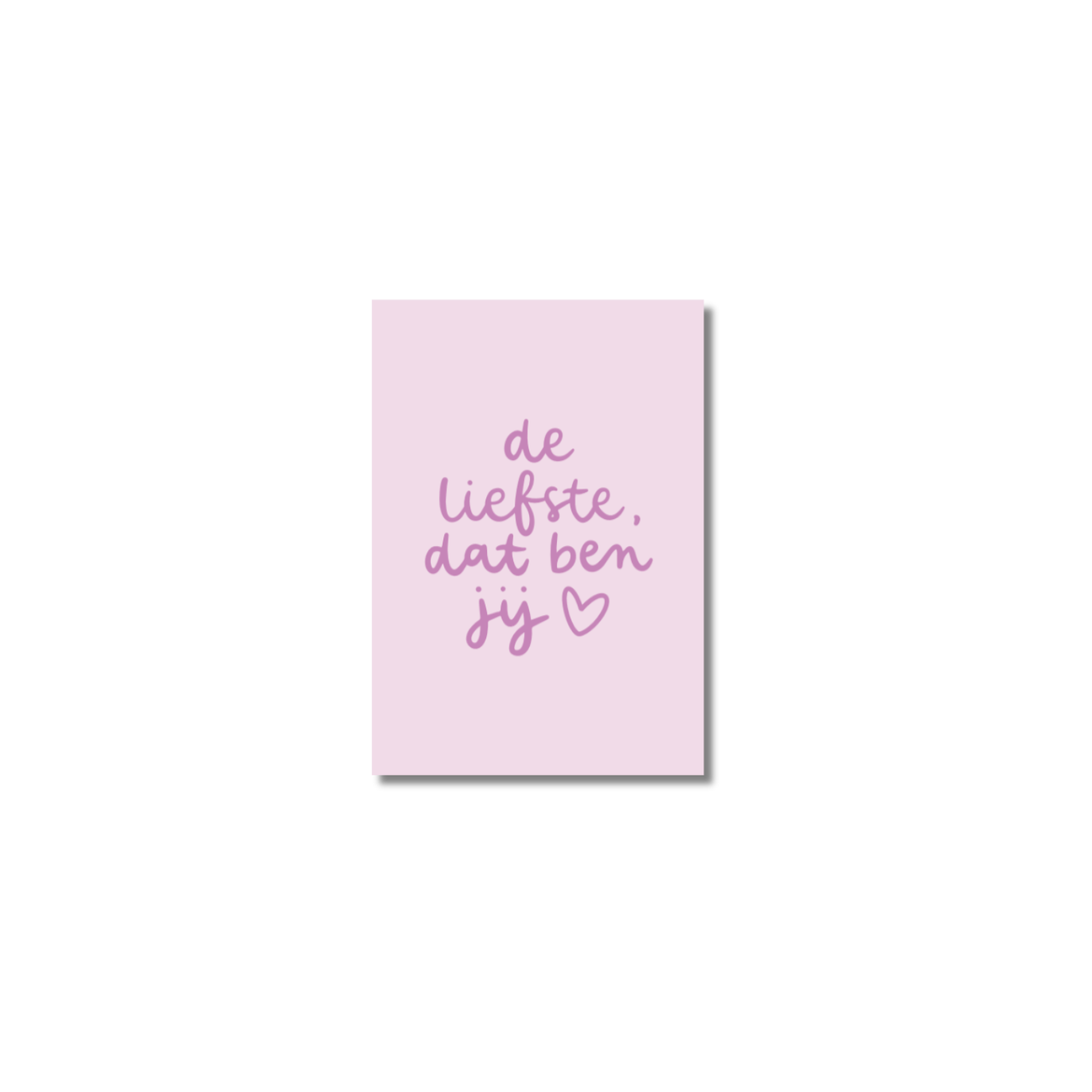 Minikaart | De liefste dat ben jij