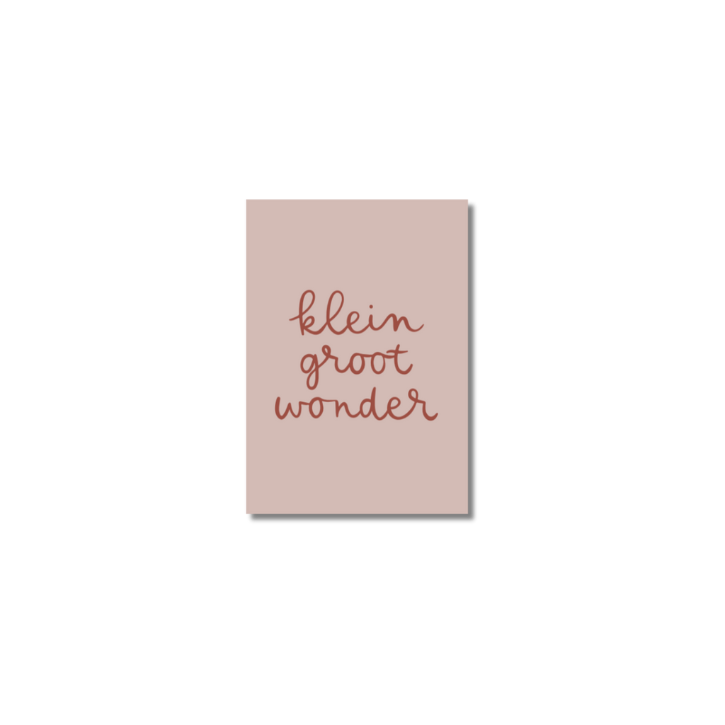 Minikaart | Klein groot wonder