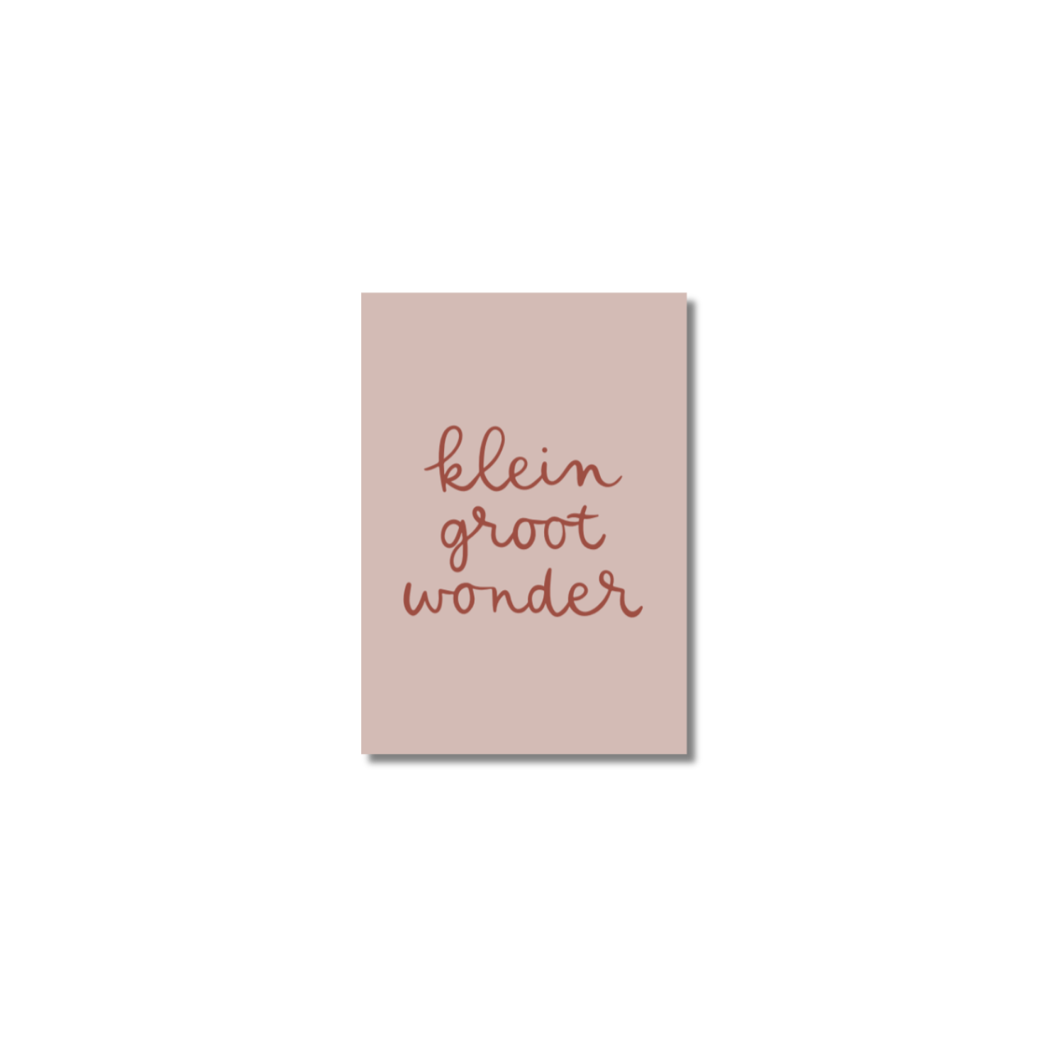 Minikaart | Klein groot wonder