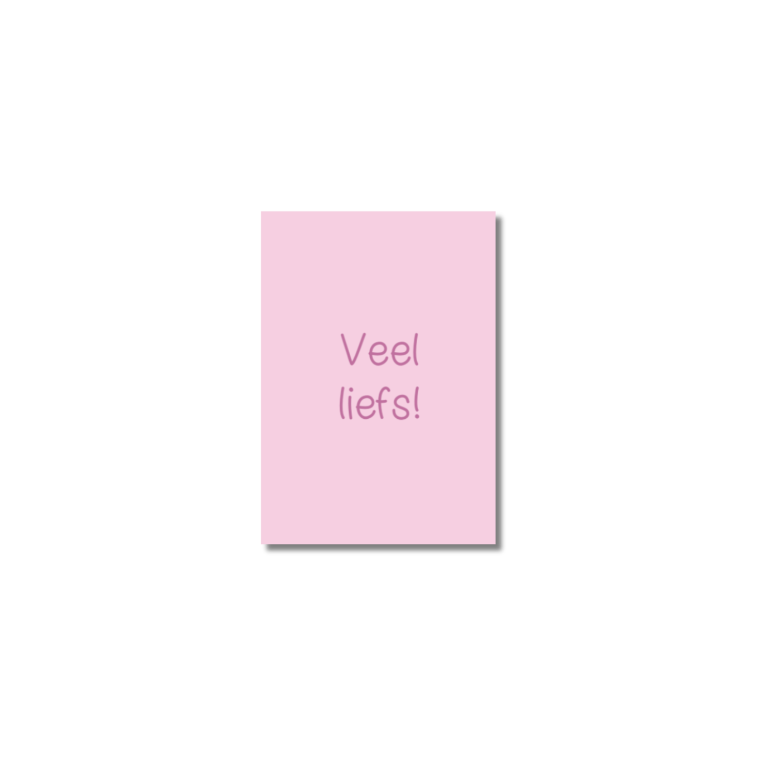 Minikaart | Veel liefs