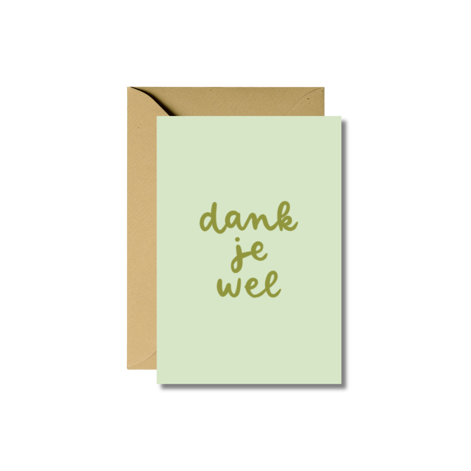 Wenskaart | Dank je wel