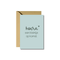 Wenskaart | Hoera, een kleintje op komst