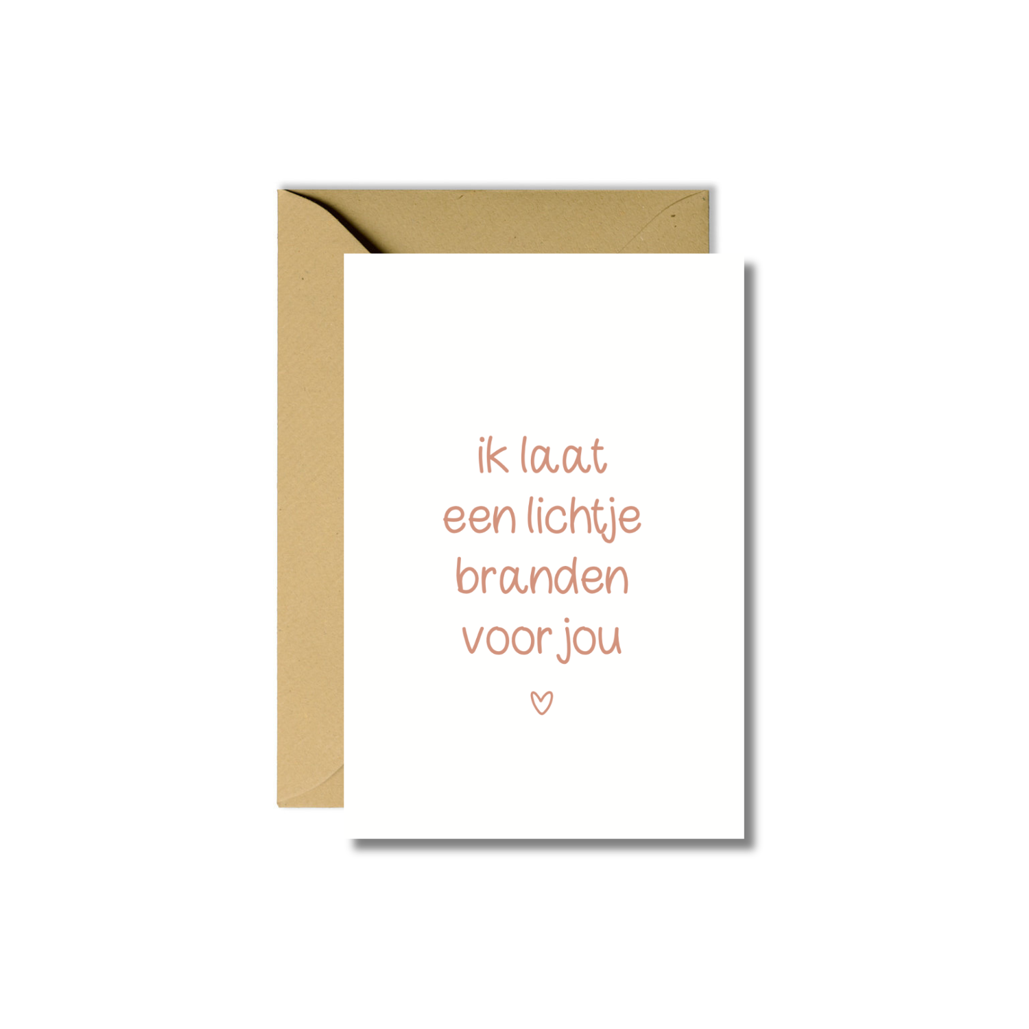 Wenskaart | Lichtje branden