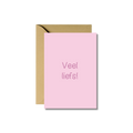 Wenskaart | Veel liefs