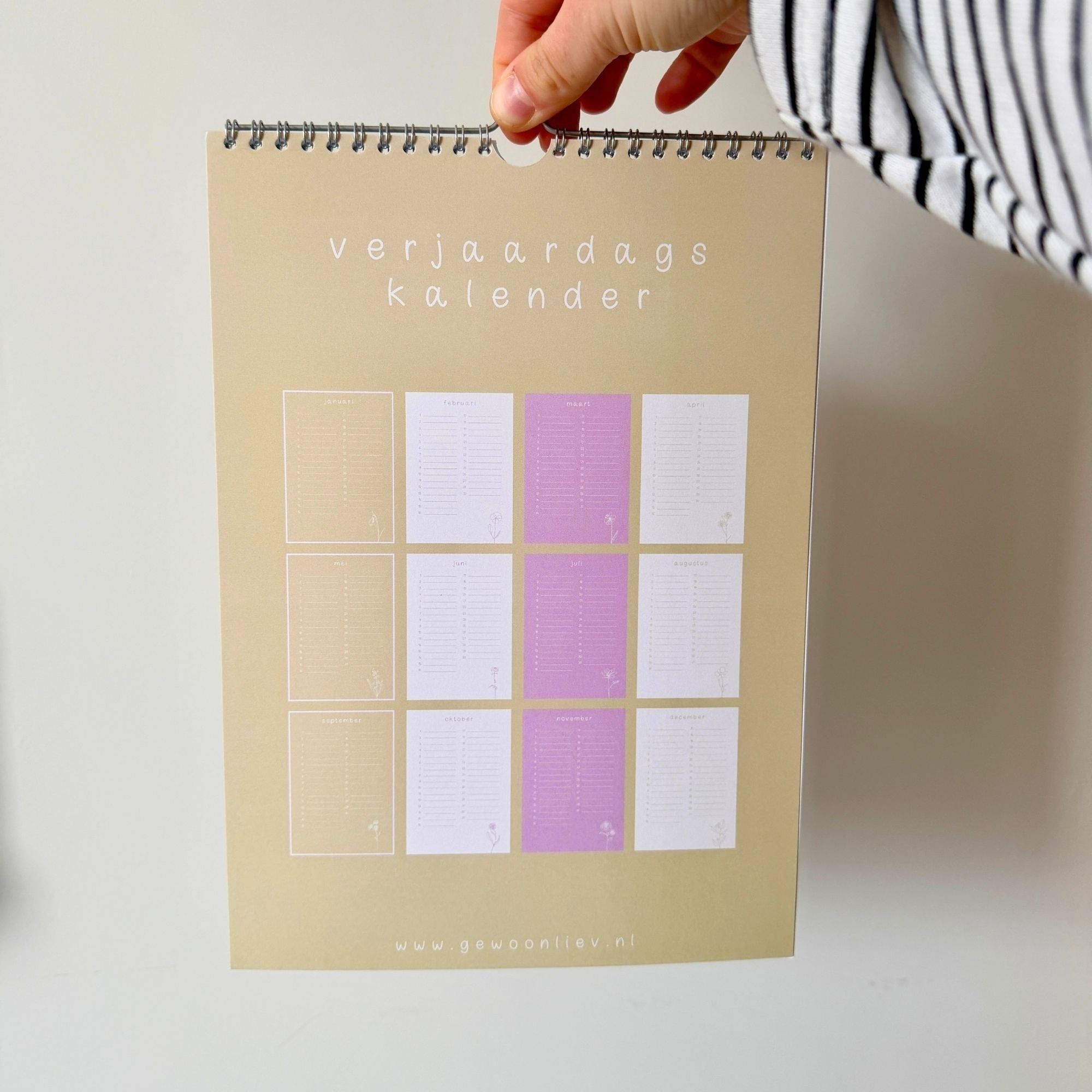 Verjaardagskalender | Pluk de dag
