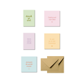 Wenskaarten set | Bedankt (5 stuks)