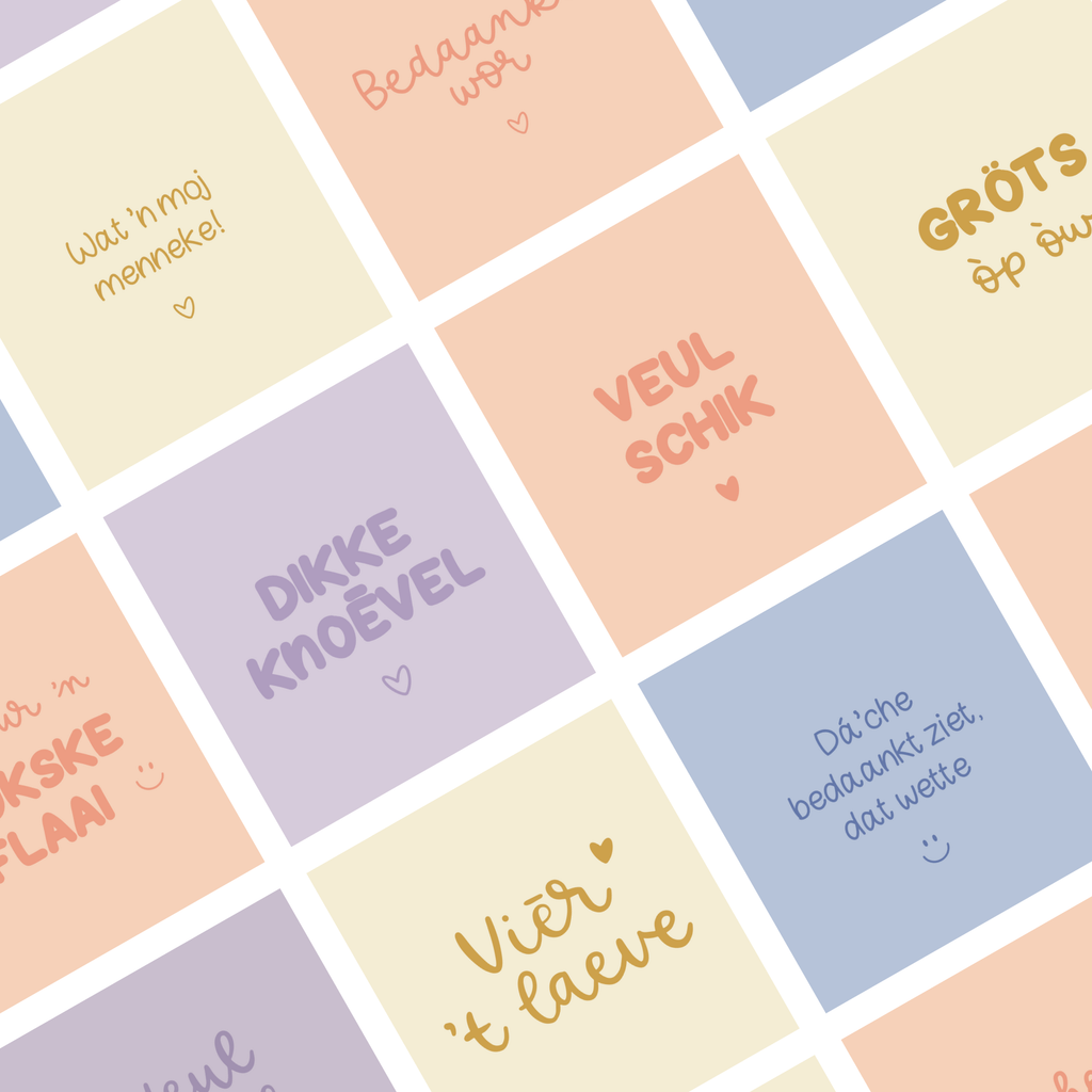 Dé Venrayse kaartencollectie | 22 kaartjes in één set